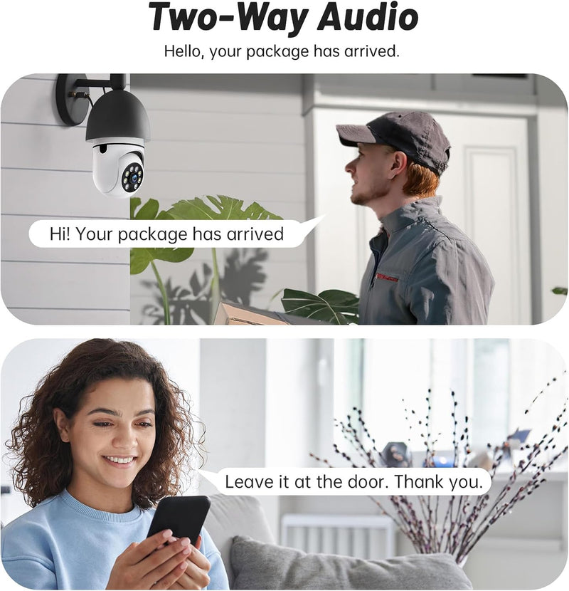 MaxVision™ - Bezprzewodowa kamera bezpieczeństwa Wi-Fi 4K HD